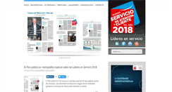 Desktop Screenshot of lideresenservicio.com