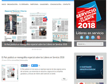 Tablet Screenshot of lideresenservicio.com